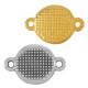 Connecteur rond en Zamak Émaillé avec œil Maléfique 12 mm