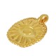 Charm Ovale en Zamak Émaillé avec œil Maléfique 13 x 16 mm