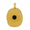 24K Gold Plated/ Black