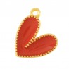 24K Gold Plated/ Coral