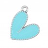 999° Silver Antique Plated/ Turquoise