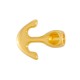 Chiusura in Zama Smaltata con Ancora e Occhio Malvagio 14X17 mm Ø3.2 mm