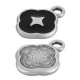 Colgante de Metal Zamak con Estrella y Esmalte 11mm