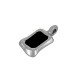 Enameled Zamak Charm Rectangular 8x11mm