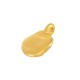 Enameled Zamak Charm Irregular 9x10mm