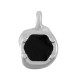 Ciondolo in Zama Smaltata Irregolare 9X10 mm