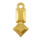 Ciondolo in Zama Smaltata a Forma di Rombo e Rettangolo 9X17 mm