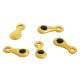 Colgante de Metal Zamak Gota Esmaltada 4x10mm