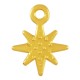Charm Étoile en Zamak Émaillé 9 mm