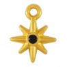 24K Gold Plated/ Black