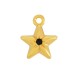 Ciondolo in Zama Smaltata a Forma di Stella 11 mm