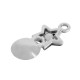 Enameled Zamak Charm Star Round 8x16mm