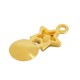 Enameled Zamak Charm Star Round 8x16mm