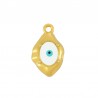 Placcato oro 24 carati/ Bianco/ Turchese howlite/ Nero