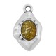 Charm en Zamak Émaillé en Forme de Larme 10 x 15 mm