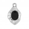 Placcato argento antico 999°/ Nero