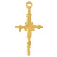Enameled Zamak Pendant Cross 17x32mm