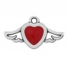 Placcato argento antico 999°/ Rosso perlato