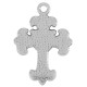 Charm en Zamak Émaillé en Forme de Croix avec cœur 18 x 22 mm