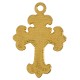 Ciondolo a Croce con Cuore in Zama Smaltata 18X22 mm