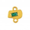 Placcato oro 24 carati / Verde glitterato