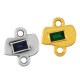Enameled Zamak Connector Irregular 10x6mm