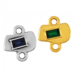 Connecteur en Zamak Émaillé Irrégulier 10 x 6 mm