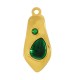 Enameled Zamak Charm Geometric Irregular 10x22mm