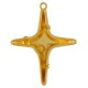 Enameled Zamak Pendant Cross 26x30mm