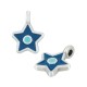 Charm Étoile en Zamak Émaillé 8 mm