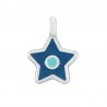 Placcato argento antico 999°/ Ceruleo/ Howlite chiaro