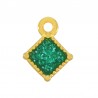 Oro 24K/Glitter Verde