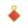 Plaqué or 24 carats/ Corail