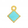 Placcato oro 24K/ Turchese