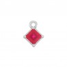 Plata Antigua 999°/Rosa Fluo Transparente