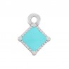 Placcato argento antico 999°/ Turchese