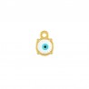 24K Gold Plated/ White/ Howlite Turquoise/ Black