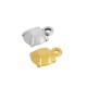 Enameled Zamak Charm Round 7mm