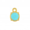 Placcato oro 24K/ Turchese