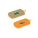 Étiquette Pendante Rectangulaire en Zamak Émaillé 17 x 31 mm