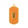 Placcato oro 24K/ Arancione perla/ Glitter oro