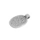 Charm Ovale en Zamak Émaillé avec Scarabée 15 x 19 mm