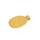 Charm Ovale en Zamak Émaillé avec Scarabée 15 x 19 mm