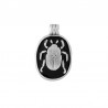 Placcato argento antico 999°/ 5µm/ Nero