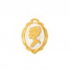 24K Gold Plated/ 0.12µm/ Pearl White
