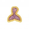 Plaqué or 24 carats / 0,12 µm / Violet pailleté