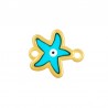 24K Gold Plated/ 0.12µm/ Transparent Turquoise/ White/ Black
