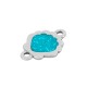 Enameled Zamak Connector Shell 13x14mm