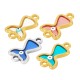 Queue de Sirène en Zamak Émaillé avec œil Maléfique 16 x 13 mm