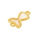 Connettore in Zama Smaltato a Forma di Coda di Sirena 16X13 mm